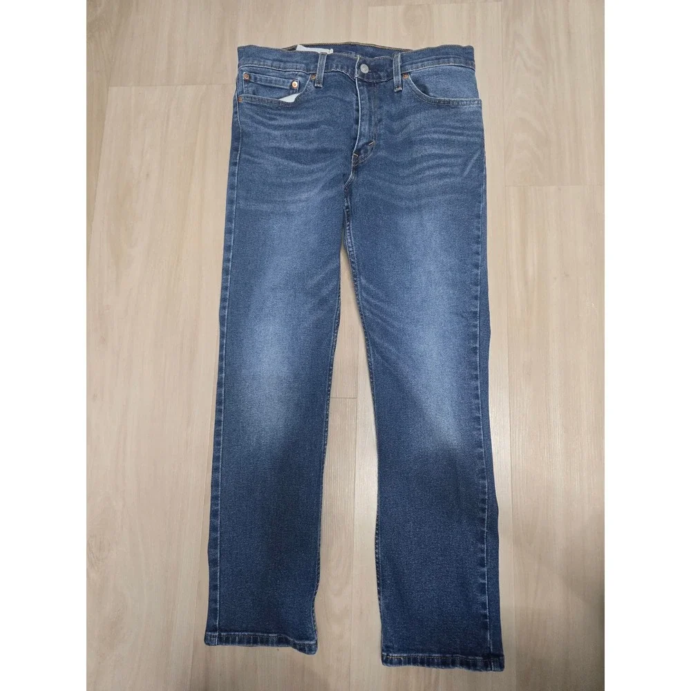 Levis 511 Slim Fit Jeans Mens 34x30 Medium Wash Blue Denim 04511-4867 - Picture 2 of 7
